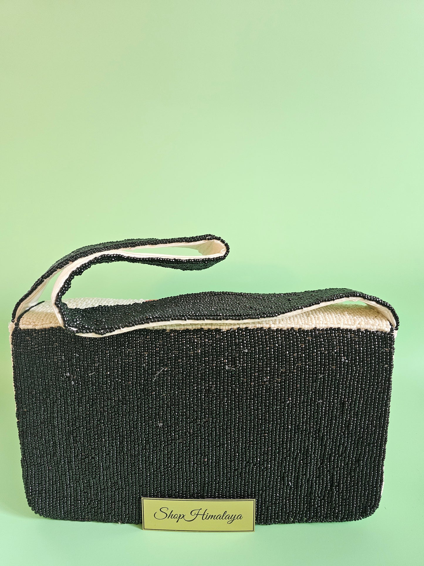 I Love NY Bag, New York Purse, Beaded Handbag, Top Handle Bag, Beaded Bag, City Purse, Statement Handbag