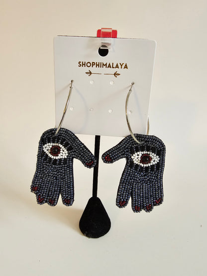 Spooky Beaded Earrings, Halloween Jewelry, Ghost Earrings,  Pumpkin Earrings, Tombstone Earrings, Gothic Earrings, Halloween Costume Accessories