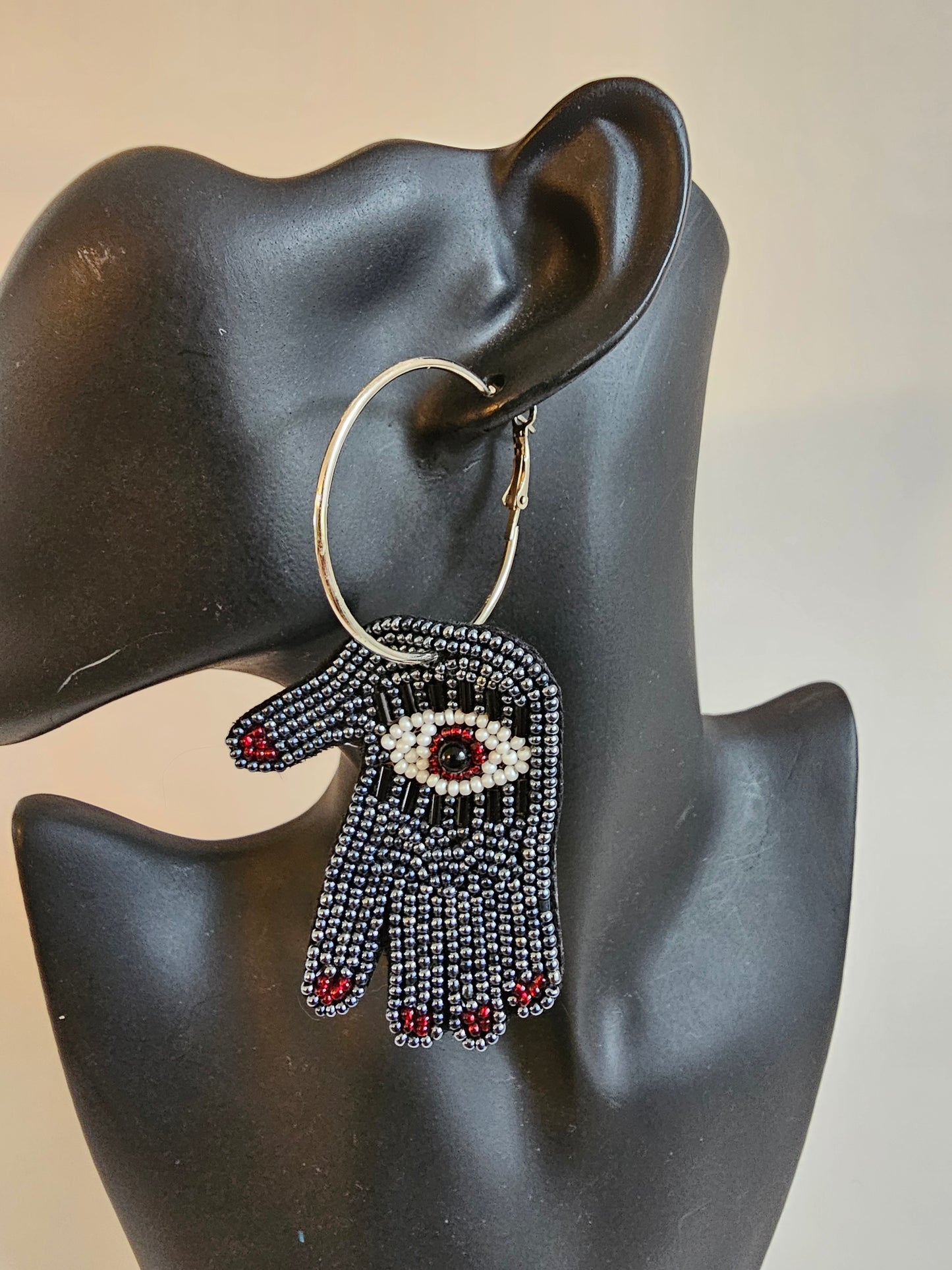 Spooky Beaded Earrings, Halloween Jewelry, Ghost Earrings,  Pumpkin Earrings, Tombstone Earrings, Gothic Earrings, Halloween Costume Accessories